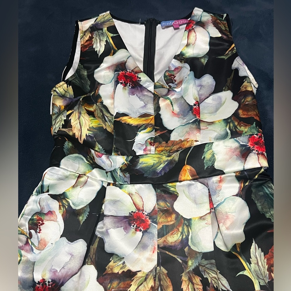 Floral Sleeveless Romper